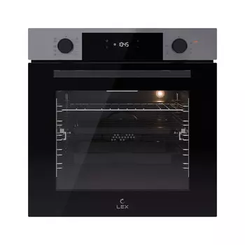 Духовой шкаф электрический встраиваемый Lex EDP 610 IX 595 мм серебро (TRFE100026)