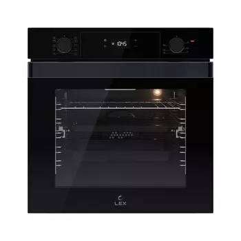 Духовой шкаф электрический встраиваемый Lex EDP 610 BL Wide Series 595 мм черный (TRFE100021)