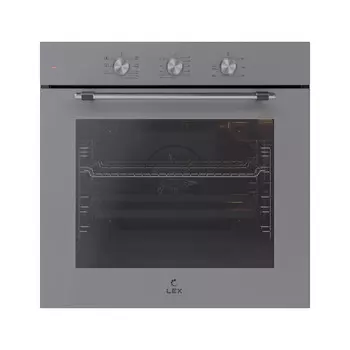 Духовой шкаф электрический встраиваемый Lex EDP 670 GR MAX 595 мм серый (TRFE100003)