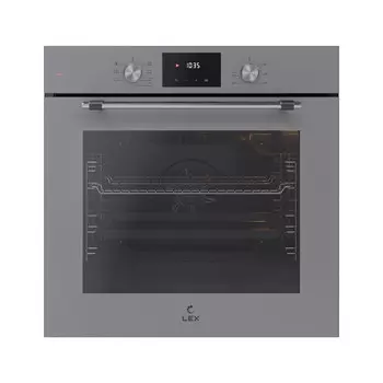 Духовой шкаф электрический встраиваемый Lex EDP 671 GR MAX 595 мм серый (TRFE100008)