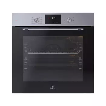 Духовой шкаф электрический встраиваемый Lex EDP 680 IX MAX 595 мм серый (TRFE100014)