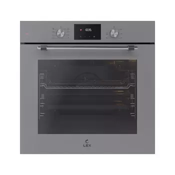 Духовой шкаф электрический встраиваемый Lex EDP 680 GR MAX 595 мм серый (TRFE100013)