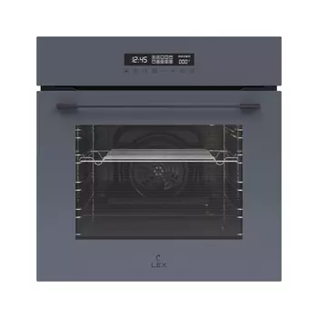 Духовой шкаф электрический встраиваемый Lex EDS 100 GR 595 мм серый (CHAO000409)