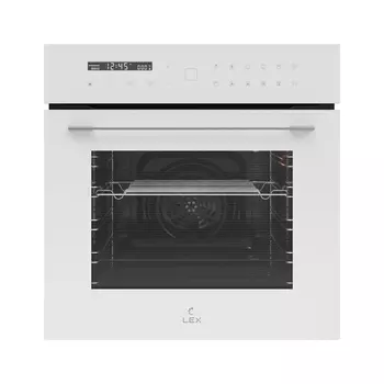 Духовой шкаф электрический встраиваемый Lex EDS 101 WH 595 мм белый (CHAO000413)