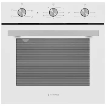 Духовой шкаф электрический встраиваемый Maunfeld AEOC6040W 595 мм белый (КА-00021356)