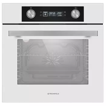 Духовой шкаф электрический встраиваемый Maunfeld AEOH6062W 595 мм белый (КА-00021366)