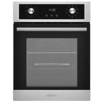 Духовой шкаф электрический встраиваемый Zugel ZOE452X 450 мм нержавеющая сталь