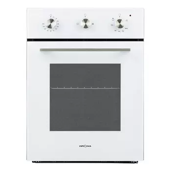 Духовой шкаф газовый встраиваемый Krona Stretto 45 WH 447 мм белый (00026328)