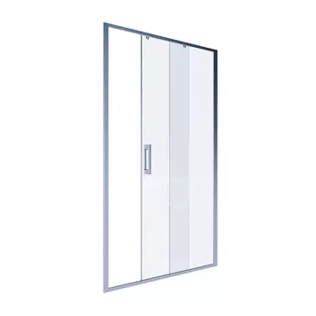 Душевая дверь Alex Baitler стекло прозрачное 120х200 см профиль сатин 6 мм раздвижная (AB61C120)