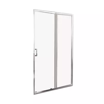 Душевая дверь BelBagno Unique стекло прозрачное 125х190 см профиль хром 5 мм раздвижная (UNIQUE-BF-1-110/125-C-Cr)