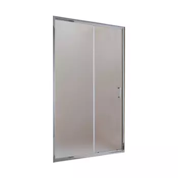 Душевая дверь BelBagno Uno-195 стекло матовое 160х195 см профиль хром 5 мм раздвижная (UNO-195-BF-1-160-P-Cr)