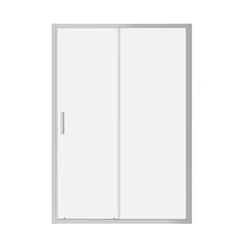 Душевая дверь Ulitka Safari стекло прозрачное 120х195 см профиль хром 6 мм раздвижная (74104192)