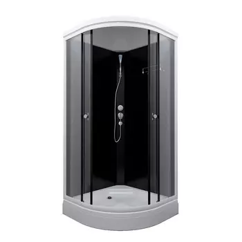 Душевая кабина Triton Нова 88х88х217,5 см стекло прозрачное 4 мм с низким поддоном полукруг