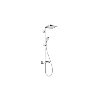 Душевая система Hansgrohe Crometta с верхним душем с лейкой с термостатом хром (27271000)