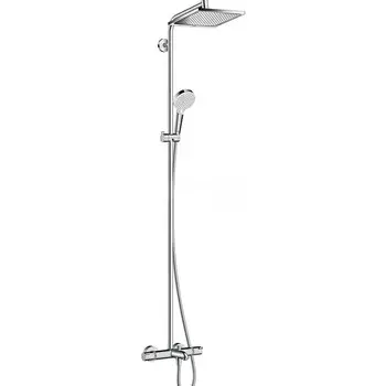 Душевая система Hansgrohe Crometta с верхним душем с лейкой с термостатом хром (27298000)