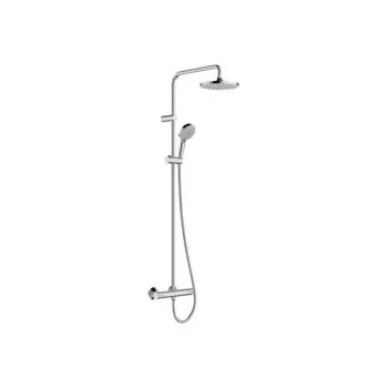 Душевая система Hansgrohe Vernis Blend с верхним душем с лейкой с термостатом хром (26276000)
