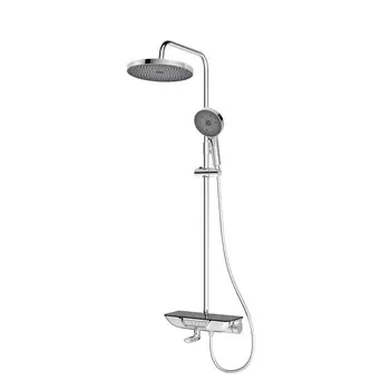 Душевая система Iddis SpaHome с верхним душем с лейкой со смесителем хром (SPASBBTi06)