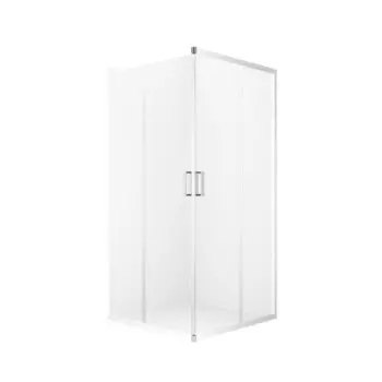 Душевой уголок Domani-Spa Cube V110 белый 100х100х190 см квадрат стекло прозрачное 5 мм (DS04CbV110L0Cl00.W)