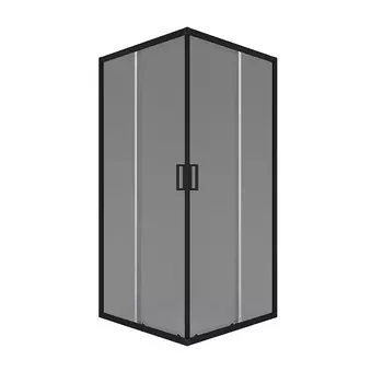 Душевой уголок Domani-Spa Cube V88 графит 80х80х190 см квадрат стекло тонированное 5 мм (DS04CbV88L0T00.Gt-Black)