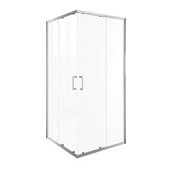 Душевой уголок Good Door Lite CR-100-C-CH хром 100х100х190 см квадрат стекло прозрачное 5 мм (ЛТ00006)