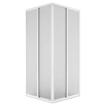 Душевой уголок Plastic Line City Comfort белый 90х90х177 см квадрат полистирол 2 мм (ДУS_016726)