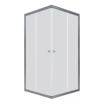 Душевой уголок Triton Вента хром 80х80х185 см квадрат стекло прозрачное 4 мм (Щ0000057861)