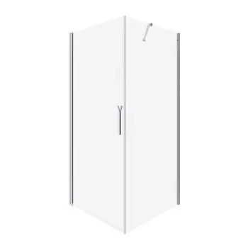 Душевой уголок Ulitka Colibri хром 90х90х195 см квадрат стекло прозрачное 6 мм (74104461)