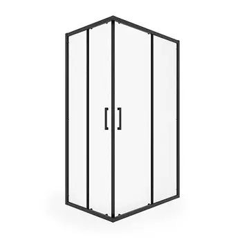Душевой уголок Ulitka Safari черный 120х80х195 см прямоугольник стекло прозрачное 6 мм (74104005)