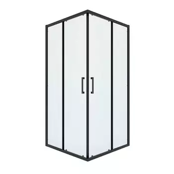 Душевой уголок Ulitka Safari черный 80х80х195 см квадрат стекло прозрачное 6 мм (74104426)