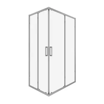 Душевой уголок Ulitka Safari хром 120х80х195 см прямоугольник стекло прозрачное 6 мм (74104166)