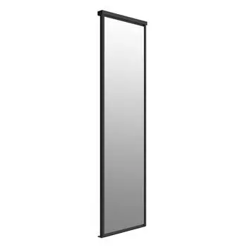 Дверь-купе 883x2252 мм зеркало/черный матовый Elegant
