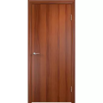 Дверь межкомнатная 800х2000 мм финишпленка итальянский орех глухая с замком