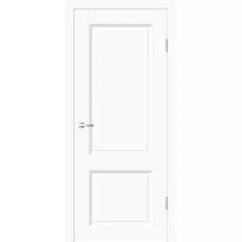 Дверь межкомнатная Элиза 600х2000 мм ПЭТ белый опал глухая