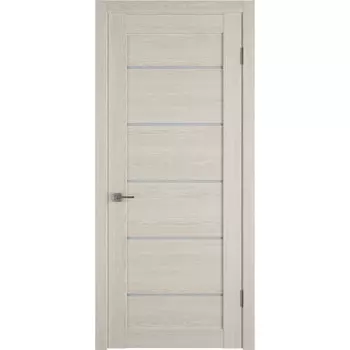 Дверь межкомнатная Атум Про X27 800х2000 мм ПВХ sweet stratum со стеклом с замком и петлями