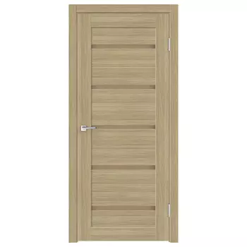 Дверь межкомнатная Duplex 800х2000 мм ПВХ дуб бавария со стеклом