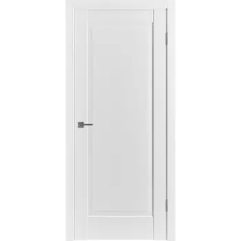 Дверь межкомнатная ER1 800х2000 мм ПВХ эмалекс белая глухая с замком и петлями