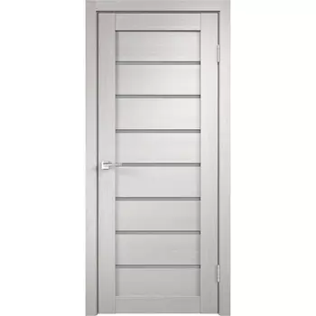 Дверь межкомнатная Interi 11 800х2000 мм финишпленка 3D лиственница белая со стеклом