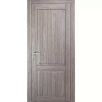 Дверь межкомнатная Классик 02 600х2000 мм финишпленка дуб дымчатый глухая