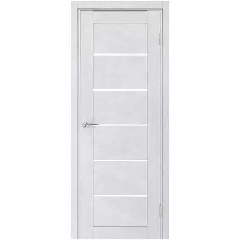 Дверь межкомнатная Легно-22 700х2000 мм ПВХ сноу арт со стеклом