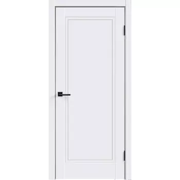 Дверь межкомнатная Ольсен P4 800х2000 мм эмаль белая глухая с замком