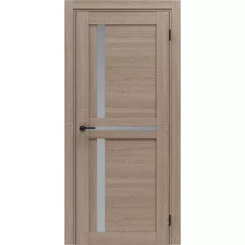 Дверь межкомнатная Порта-29.3 700х2000 мм ПВХ light sonoma со стеклом