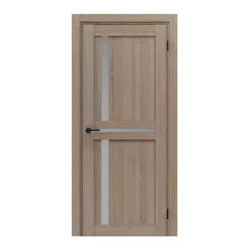 Дверь межкомнатная Порта-29.3 800х2000 мм ПВХ light sonoma со стеклом