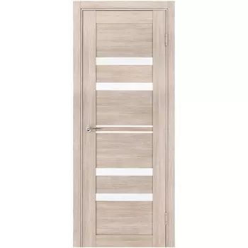 Дверь межкомнатная Порта-30 700х2000 мм ПВХ капучино вералинг со стеклом