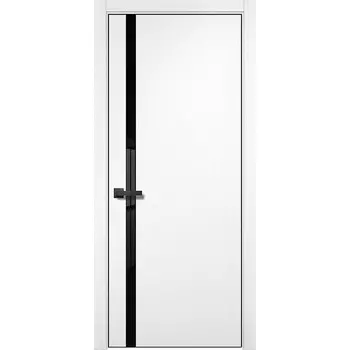 Дверь межкомнатная Ставерн 02-1 800х2000 мм ПВХ дуб шале белый со стеклом с замком