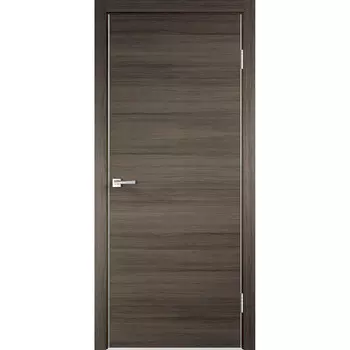 Дверь межкомнатная Techno 700х2000 мм ПВХ дуб неаполь глухая с замком