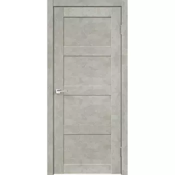 Дверь межкомнатная Trend 4Р 700х2000 мм финишпленка Master foil бетон светлый глухая