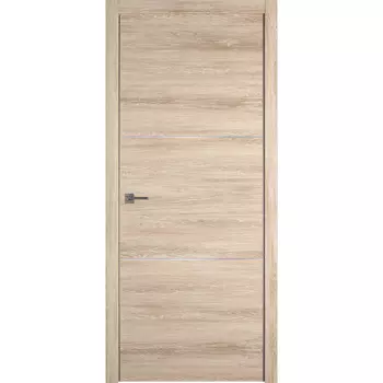 Дверь межкомнатная Urban2 900х2000 мм ПВХ сэнд велум глухая с замком и петлями