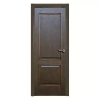 Дверь межкомнатная Velmi 900х2000 мм шпон дуб тонированный глухая