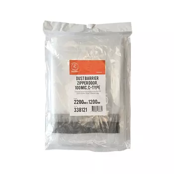 Дверь пленочная RoxelPro защитная с С-образным замком 2200х1200 мм (2,64 кв.м)