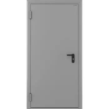 Дверь противопожарная DoorHan ДП-EI-60 глухая левая серый RAL 7035 980х2050 мм